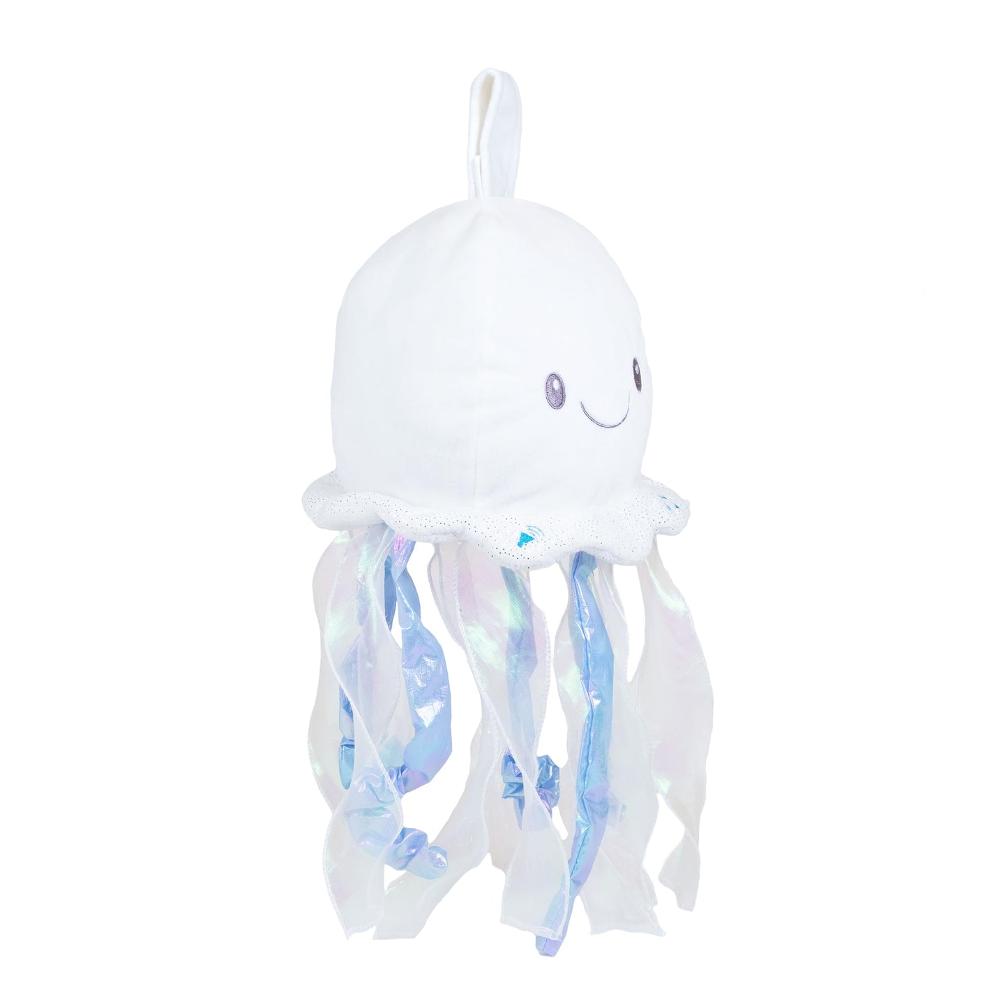 Cuddle Barn - LullaBabies Glimmer The Jellyfish Animated Musical Stuffed Animal Fish Plush Toy for Babies with Night Light Glow, Volume Control, 12 inches