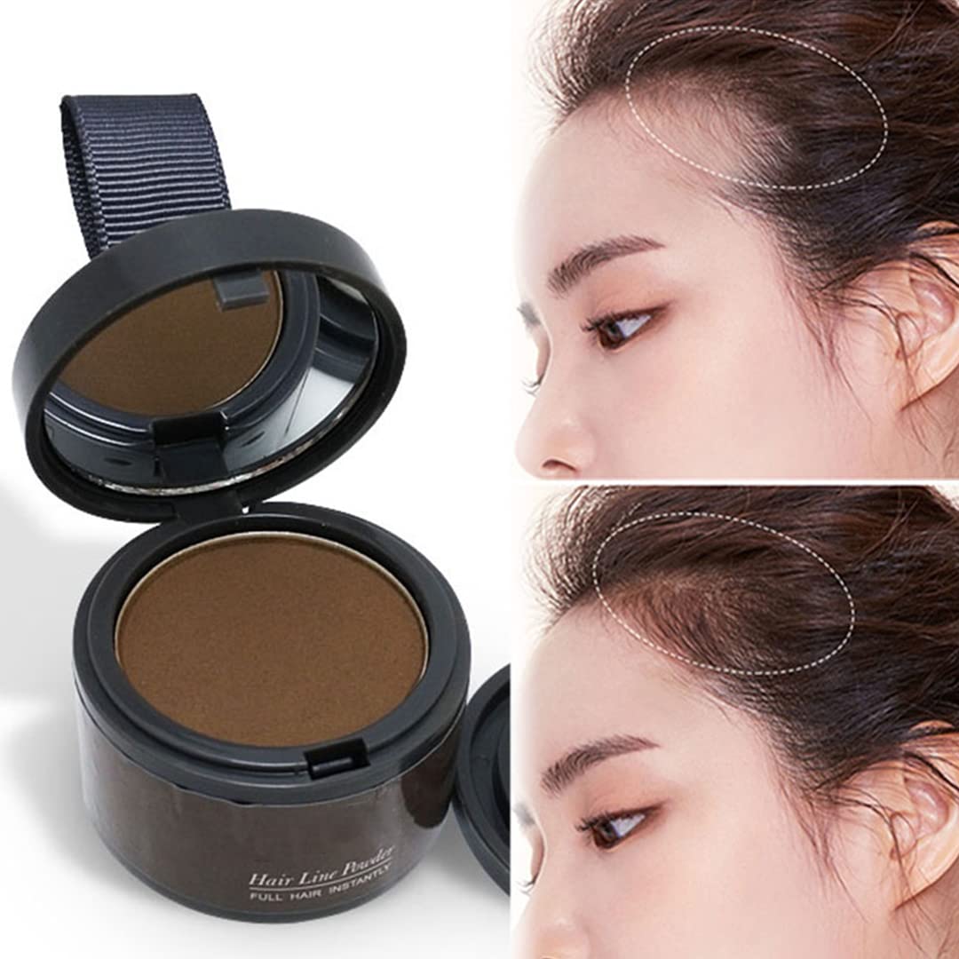 Hairline Powder (Light Blonde) Hair Dye, Instantly Color Shadow Cover for Gray Roots, Touch-Up for Thin Hair 4g