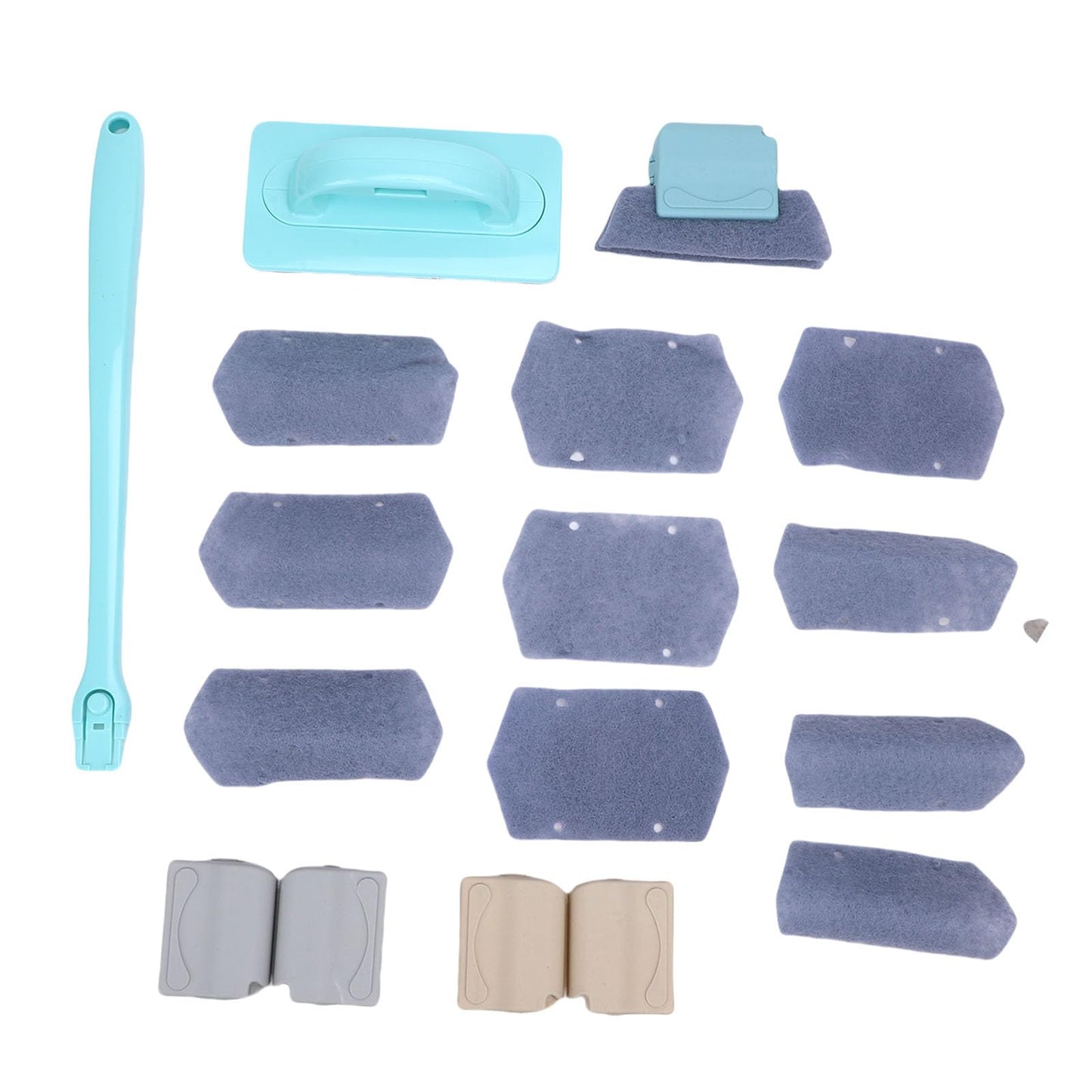 HEEPDD Window Screen Cleaner, Brushes Mesh Screen Kit for, Skylight and Sliding Doors Window Cleaner, ABS Material, Efficient Nan Household Daily