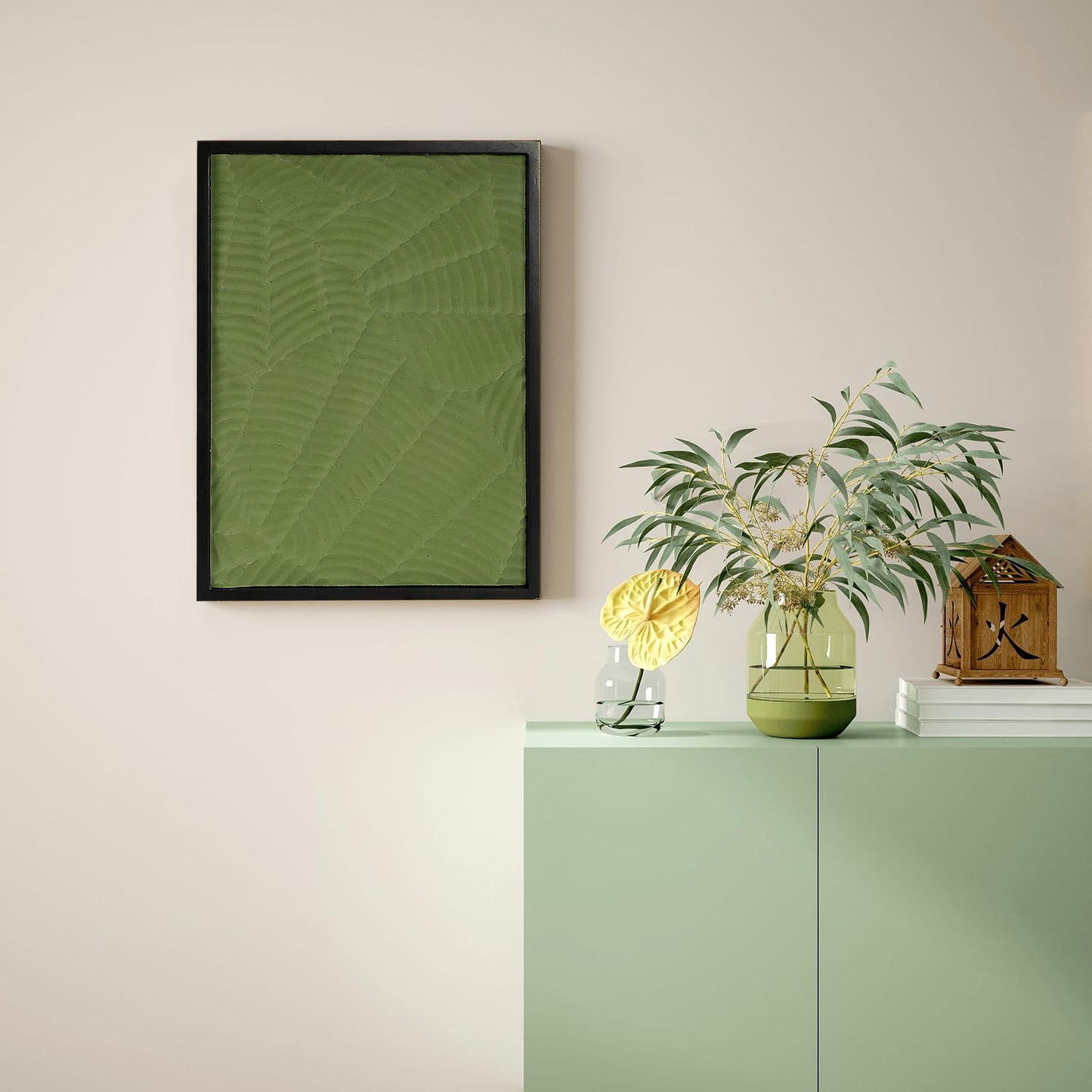 NAHARO Natural Wood Wall Art - Handcrafted Rustic Decor, Frameless Design for Living Room, Bedroom, Kitchen, or Office - Unique Organic Charm for Your Home-Leaf