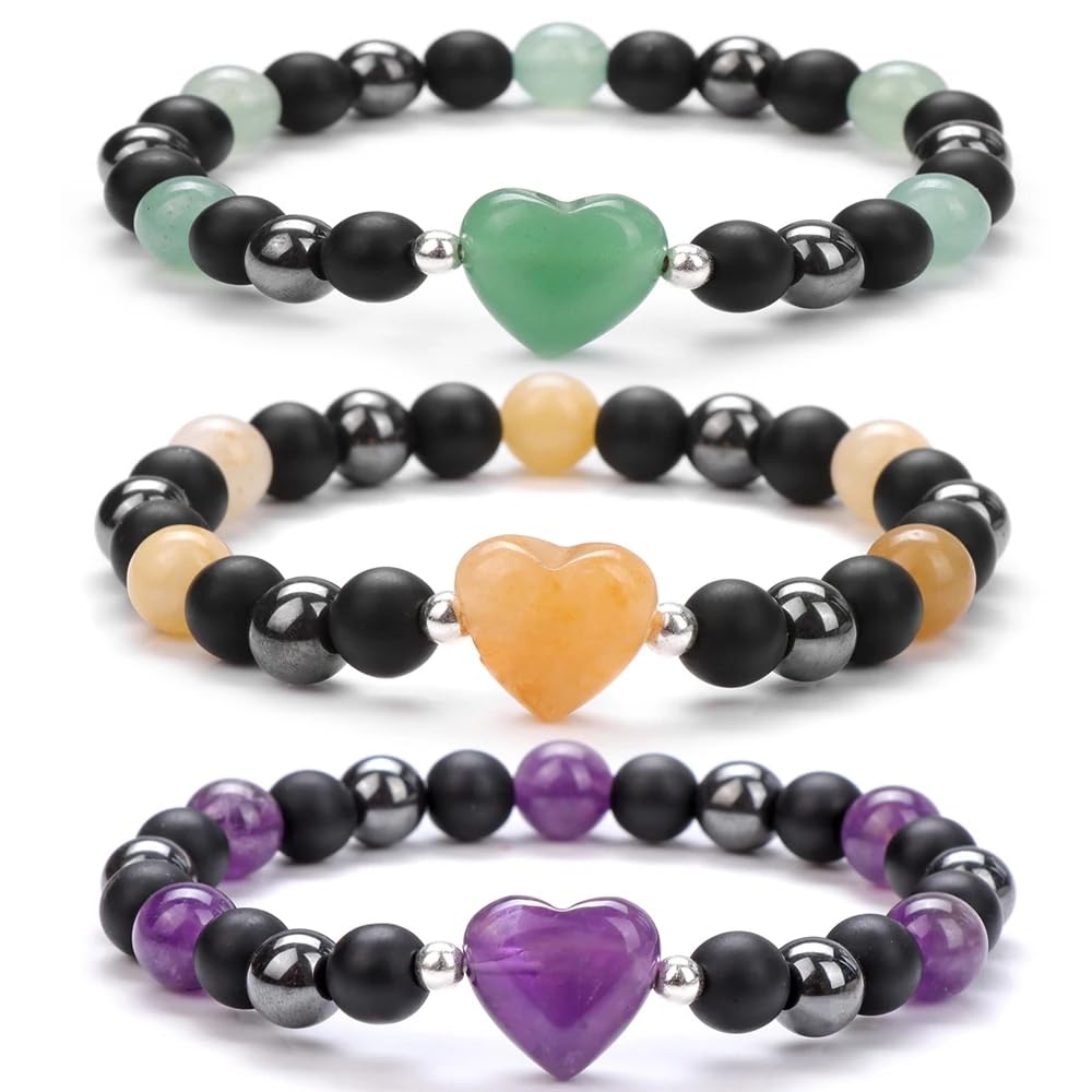 Natural Heart Shaped Opal Stone Beads 10mm Loose Crystal Healing Beads for DIY Necklace Bracelet Making Gemstone Craft Supplies
