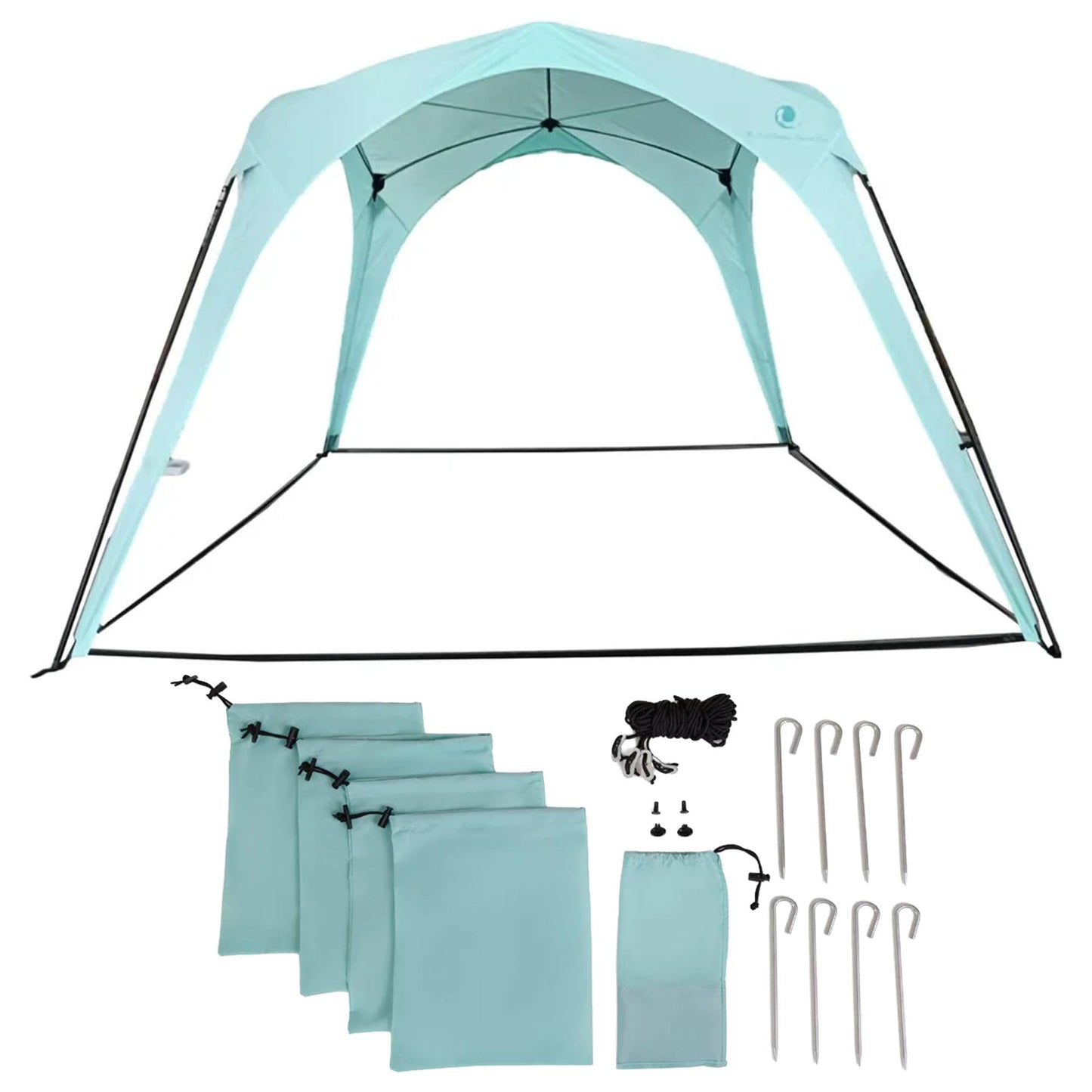 Pop ’N Go® Beach Canopy – Windproof, Beach Tent with Quick Setup, UV Shade, Lightweight & Portable Design – Perfect for Beach Days, Outdoor Play, Camping & Family Adventures (Sweet Mint)