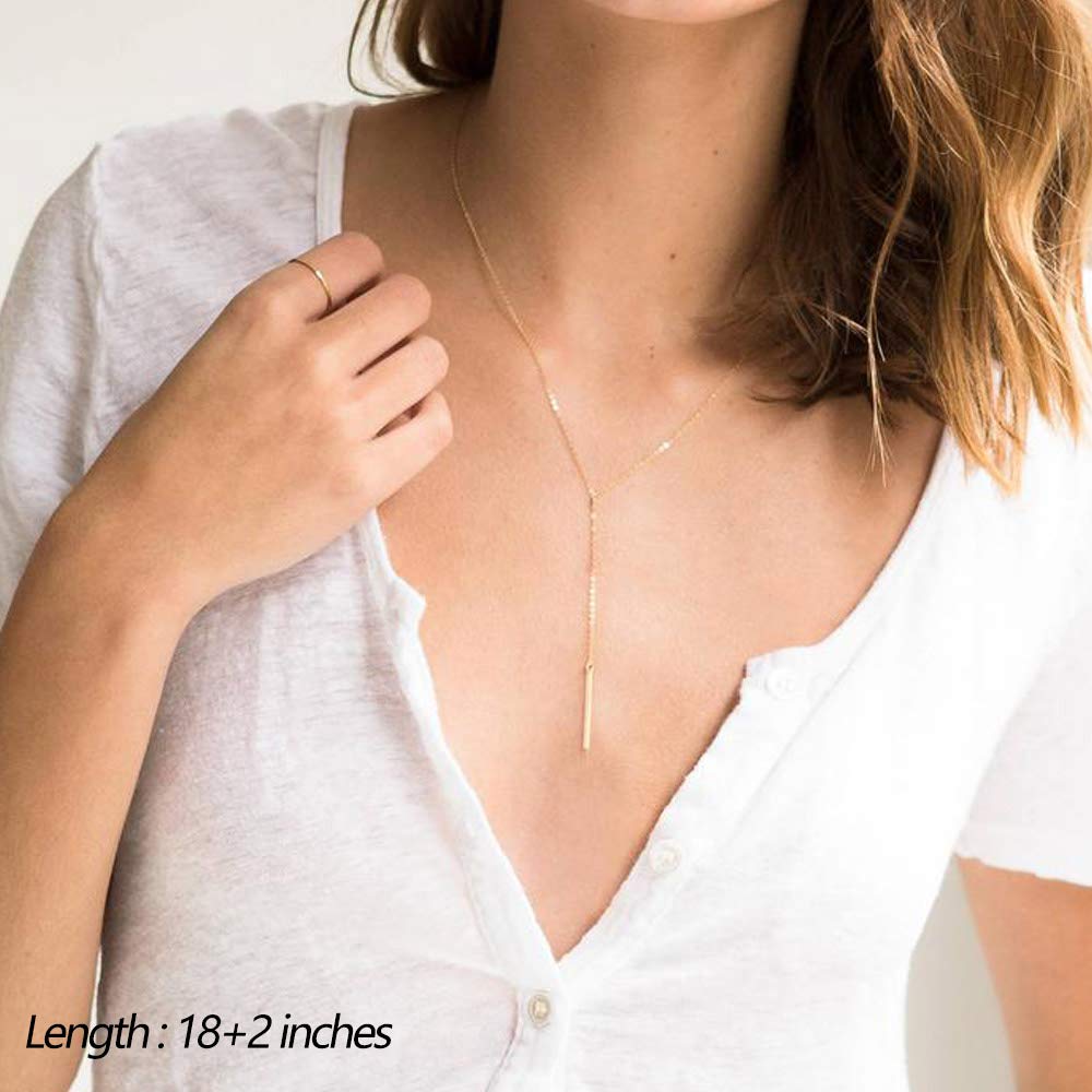 Turandoss Pearls Choker Necklace Bar Necklaces Women Choker Multilayer Choker Necklaces for Women