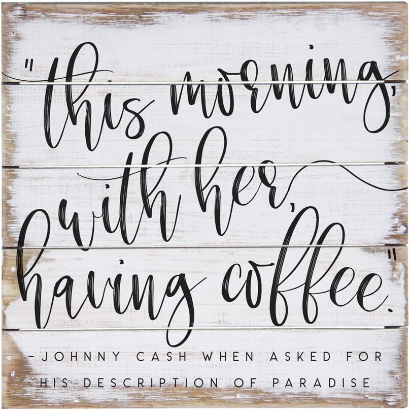 Simply Said, INC Perfect Pallets Petites Johnny Cash's Paradise, 8x8 in Wood Sign PET19508