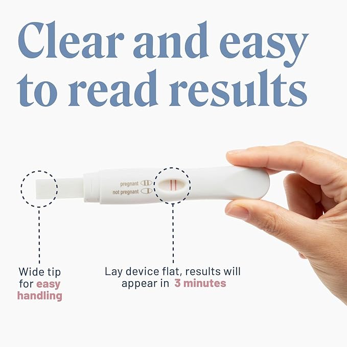 Apphia Early Detection Pregnancy Test (10 Pack) | FSA/HSA Eligible | Midstream Pregnancy Test | Get Results 6 Days Sooner – Made in The USA