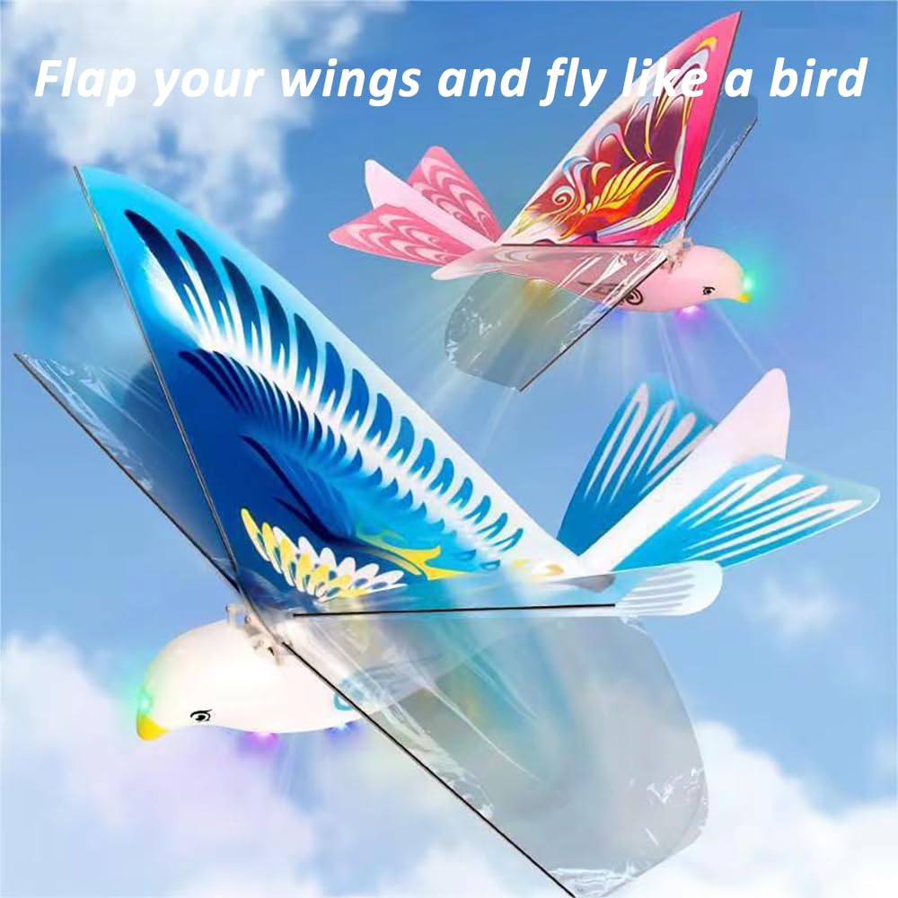 Goolsky TECH 98083 Remote Control Bird, 2.4GHz Remote Control Birds That Can Fly Authentic E-Bird Butterfly Flying Bird RC Toys USB Recharging Gifts for Teens