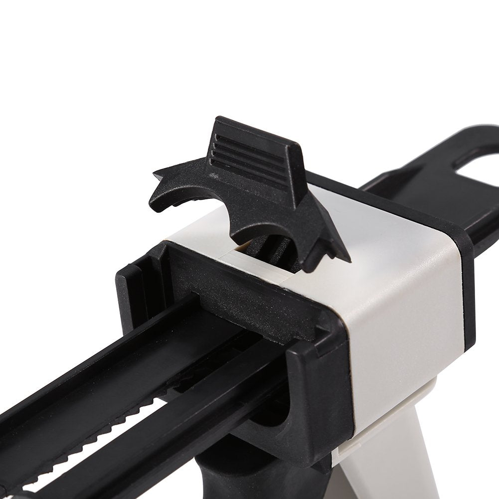 Dispenser Gun Kit, 50ml Adhesive Cartridges Gun Impression Mixing Dispensing Gun Solid Epoxy Gun for 1:1/2:1 Cartridge Mixing Dispenser Delivery Caulking Gun