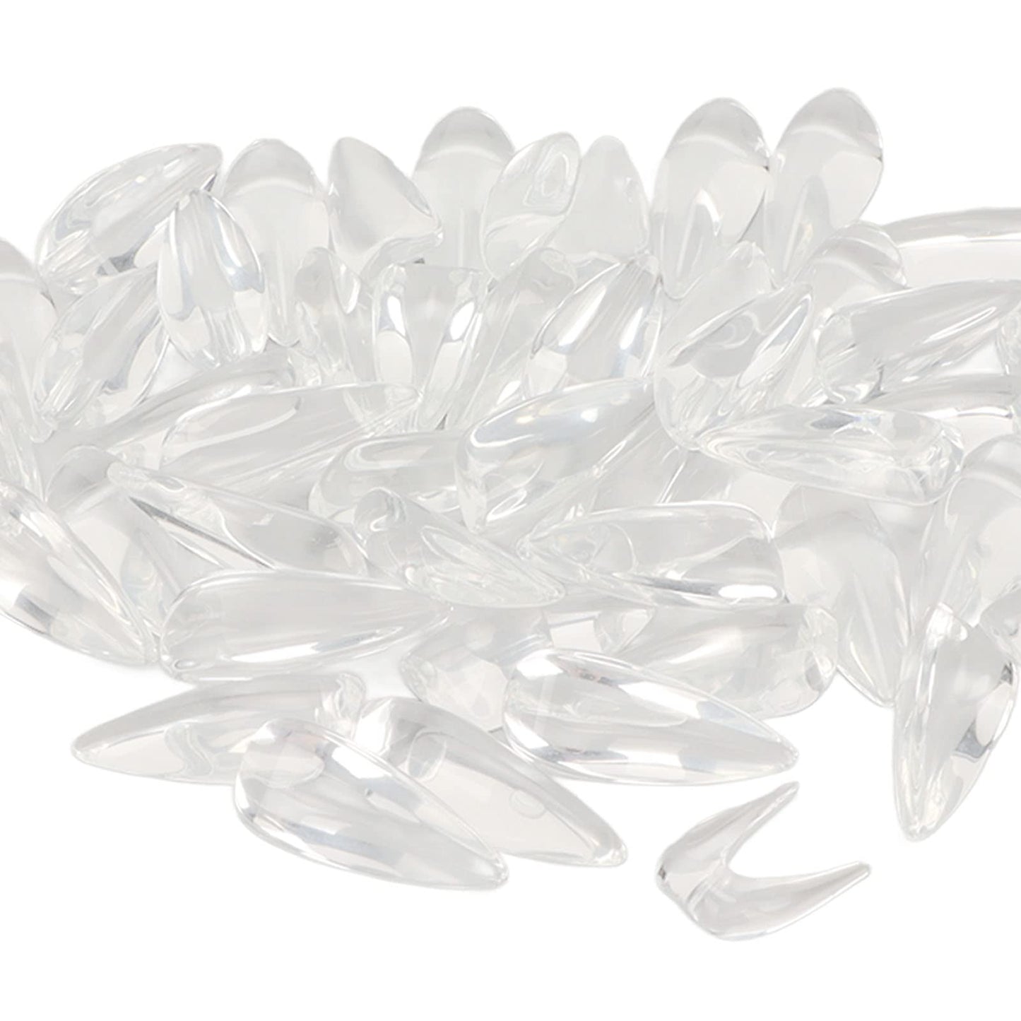 Transparent Glass Nail Polish Color Card,50Pcs Nail Gel Polish Display Tips Nail Practice Card DIY Manicure Tool Accessories Pointed Almond Shape