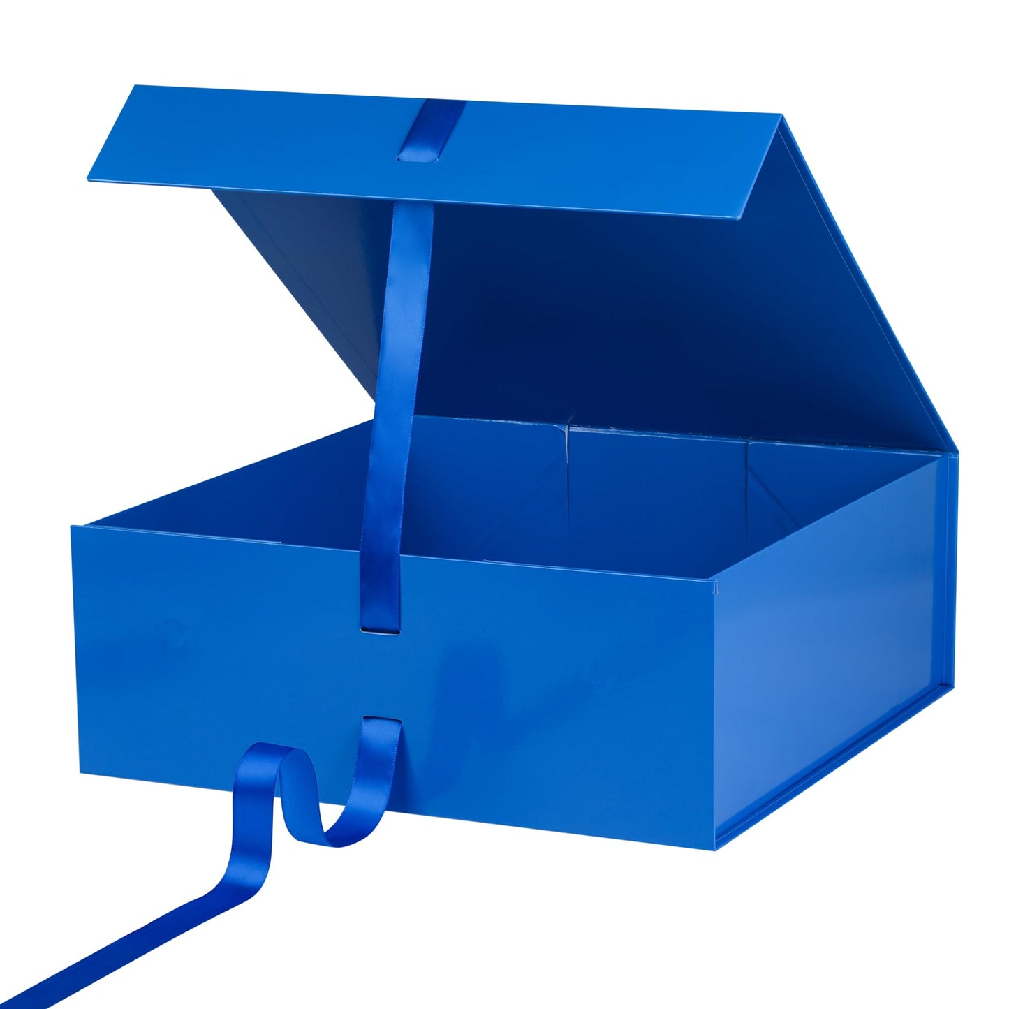 OEMVALATY Blue Gift Box,18x18x6 Inches Gift Boxes with Lids for Presents with Magnetic Closure and Ribbon for Wedding,Storage,Birthday