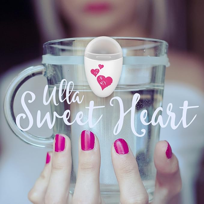 ULLA Drink Water Reminder, Smart Light for Water Bottle, Fits Most Bottles, Lights Up When Time to Drink, Hidrate Smart Water Bottle Reminder to Drink, Smart Hydration Reminder (Sweetheart)