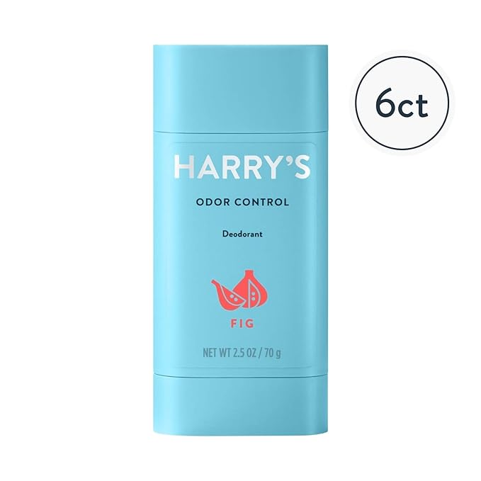 Harry's Men's Deodorant - Odor Control Deodorant - Aluminum-Free - Fig (6 Count)