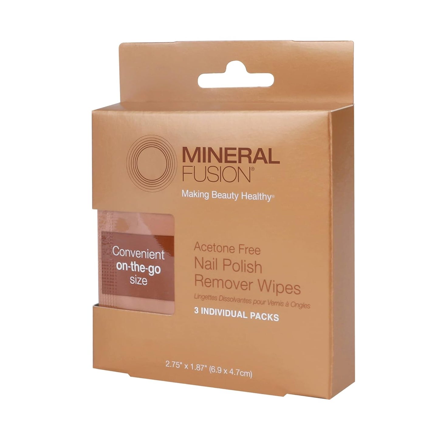 Mineral Fusion Nail Polish Remover, Acetone-Free & Non Drying for Regular & Shellac Nail Polishes, 6 Ounce