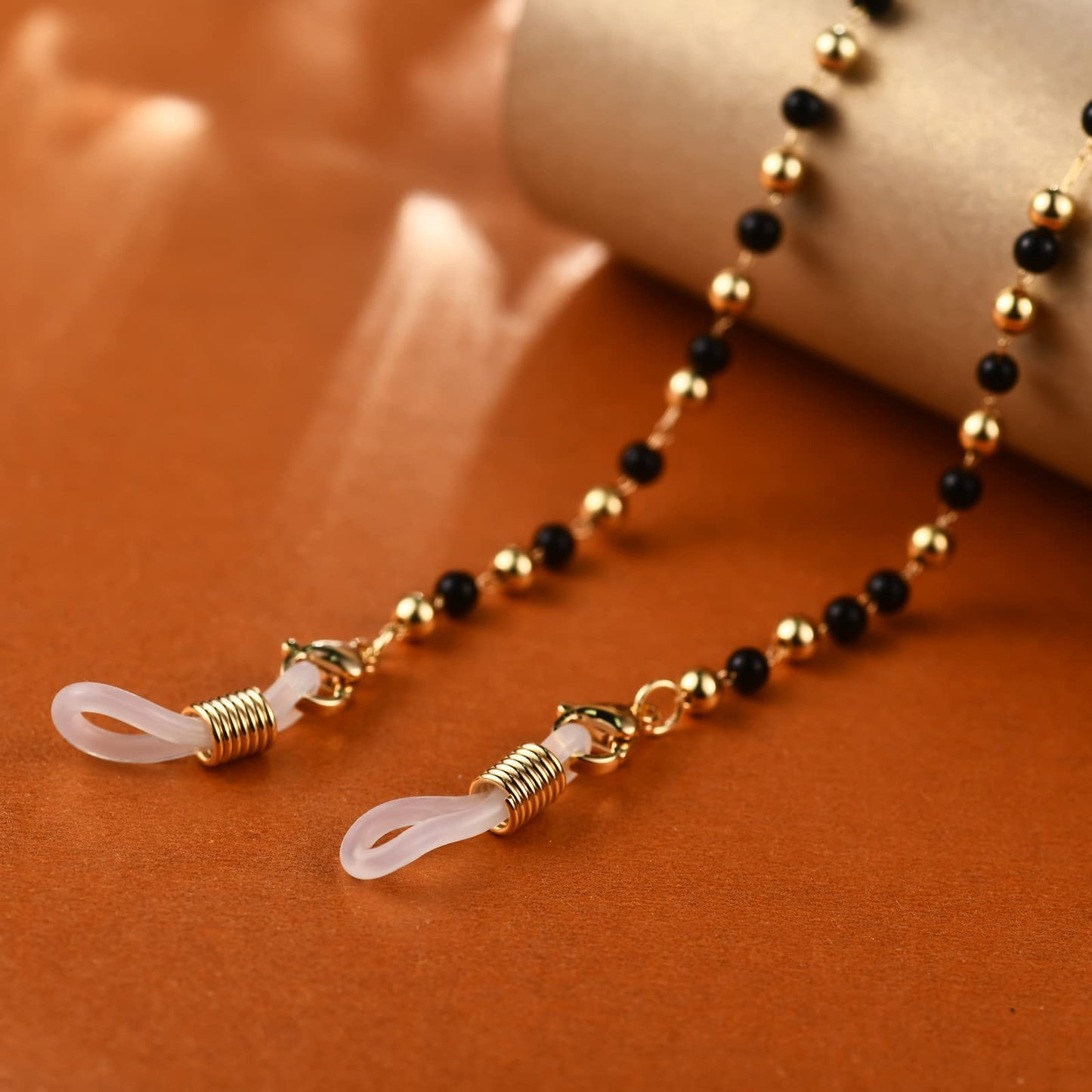 AllenCOCO Glasses Chain, Eyeglass Strap For Women Sunglasses - 14K Gold Eyeglasses Chain, Eye Glasses Holders Around Neck