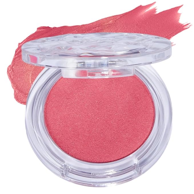 Blush Palette – Long-Lasting Waterproof Powder Blush, Natural Matte & Buildable Color, Smooth Blendable Finish for All Skin Tones, Ideal for Daily Makeup(01 STRAWBERRY MILK)