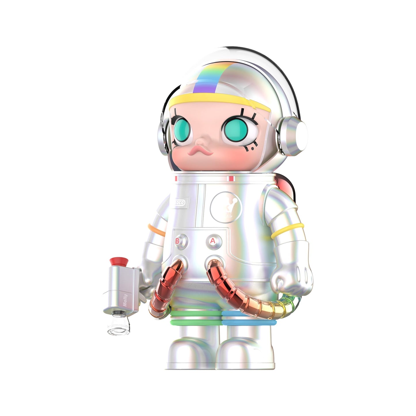 POP MART MEGA Space Molly 400% Rainbow 2.0 11.6in/29.5cm Figurine, Toys for Mordern Home Décor, Collectible Art Toy