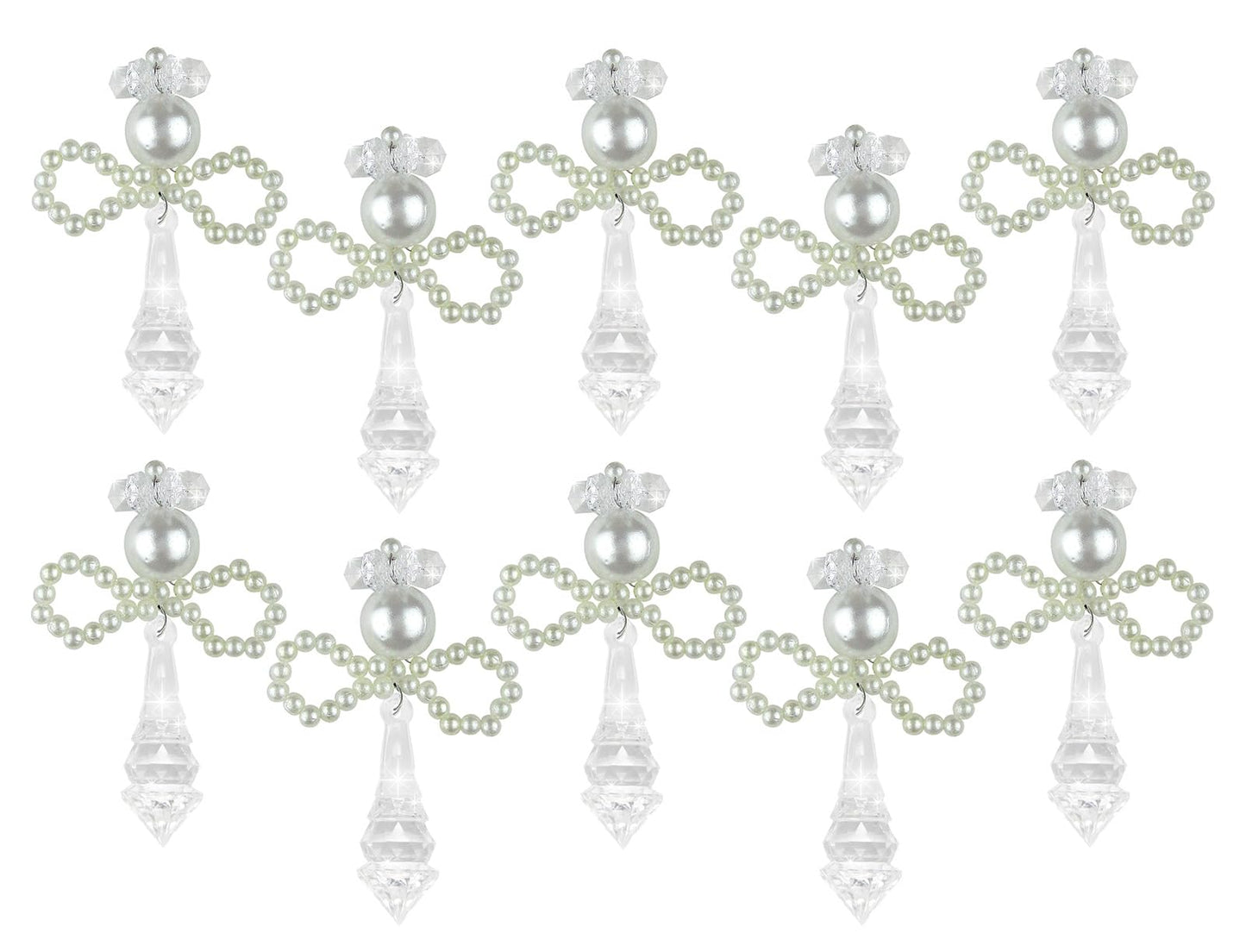 Design Works Crafts Beaded Ornaments Kit, Crystal Angels