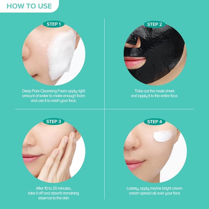 JMSolution 3 step Spa care Face Mask bundle -Marine Luminous Pearl Moisture & Balace Mask Bundle 20EA