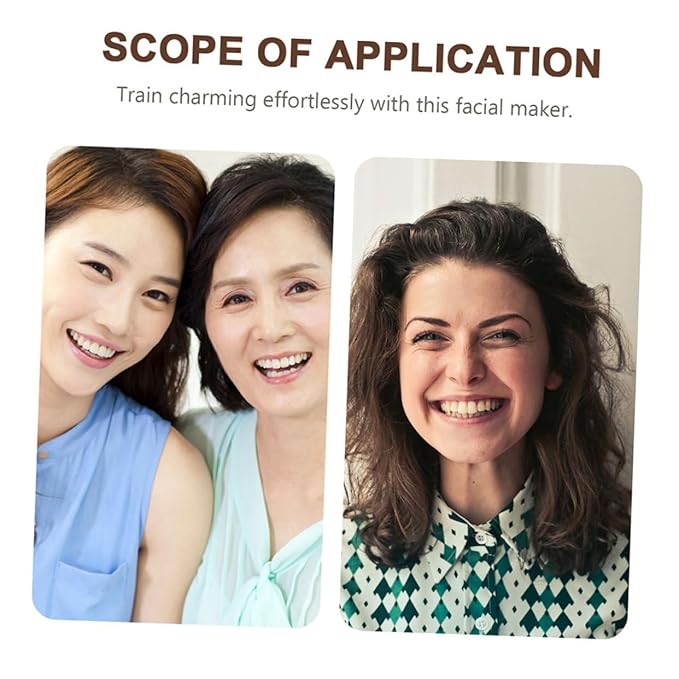 Mikinona 2pairs Maker Tool for Cheeks Portable Trainer Face Exerciser for Natural-looking Easy to Use Facial Beauty Tool for Daily Training