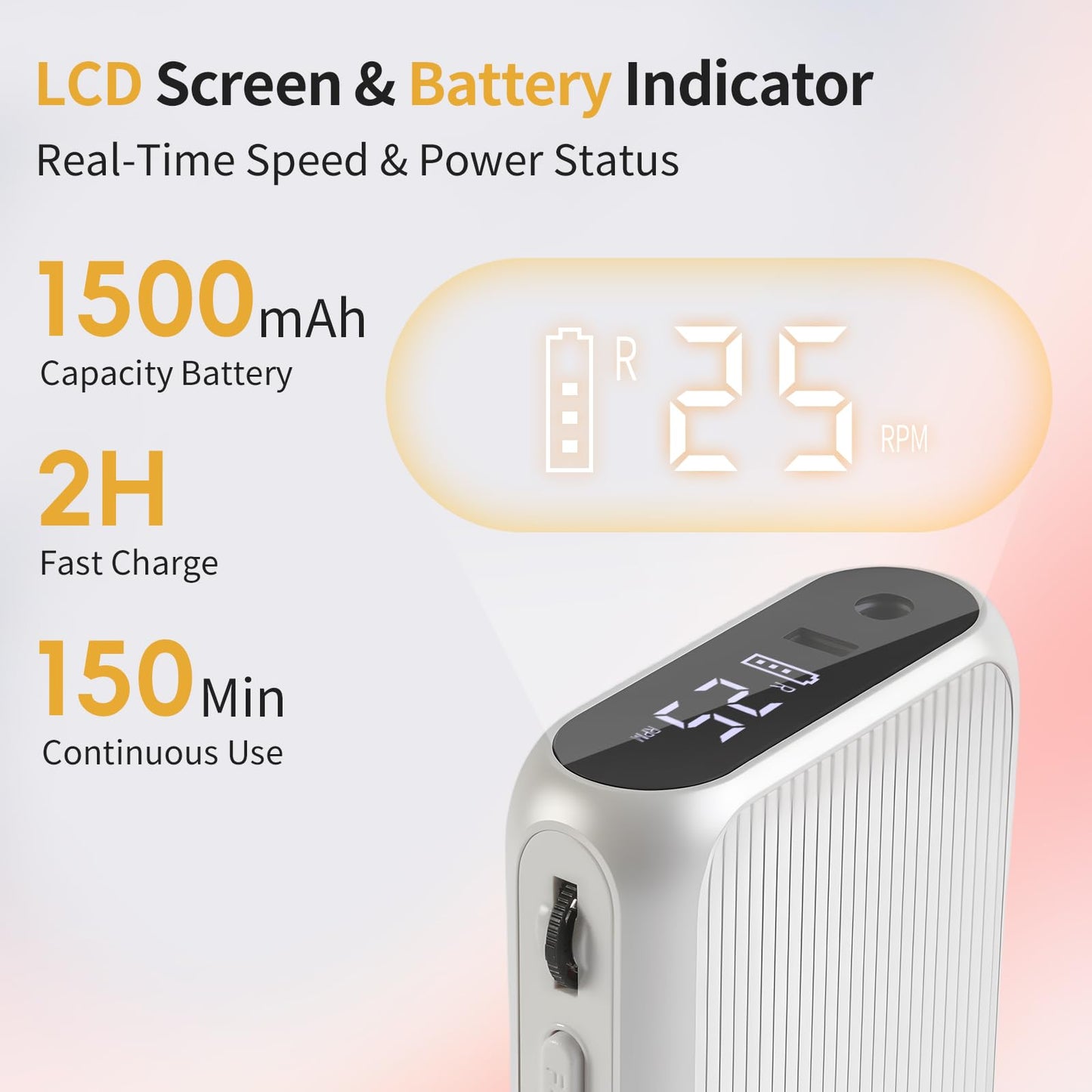 Vinid Professional Electric Nail Drill - 38,000RPM Rechargeable Manicure Kit for Filing, Cuticle Care, Buffing & Polish Removal with Adjustable Speed, Quiet Motor & Portable Design, White