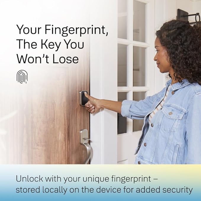 Yale Assure Lock 2 Touch Deadbolt, Oil Rubbed Bronze Keyless Entry Door Lock with Touch Digital Keypad and Fingerprint Scanner, (No Wi-Fi), YRD450-F-BLE-0BP