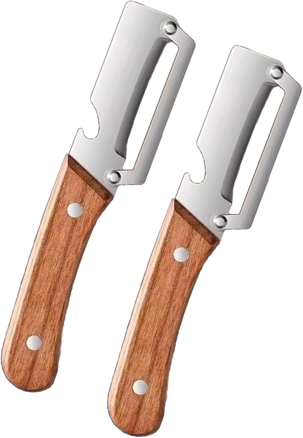 2pcs 2 in 1 Multi Functional Vegetable Peeler, 2 in 1 Fruit Peeler and Bottle Opener,Sturdy and durable, Suitable for potatoes, vegetables, apples, carrots, etc