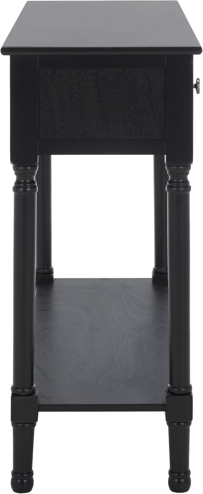 SAFAVIEH Home Collection Josie Black 2-Drawer Console Table for Living Room Foyer Bedroom Hallway Entryway Office