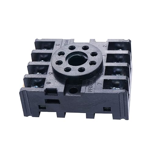 TWTADE/JTX-2C, MK2P-I DPDT Power Relay with Plug-in Terminal Socket Base, AC 110V Coil, 8 Pin 2NO 2NC AC 110V