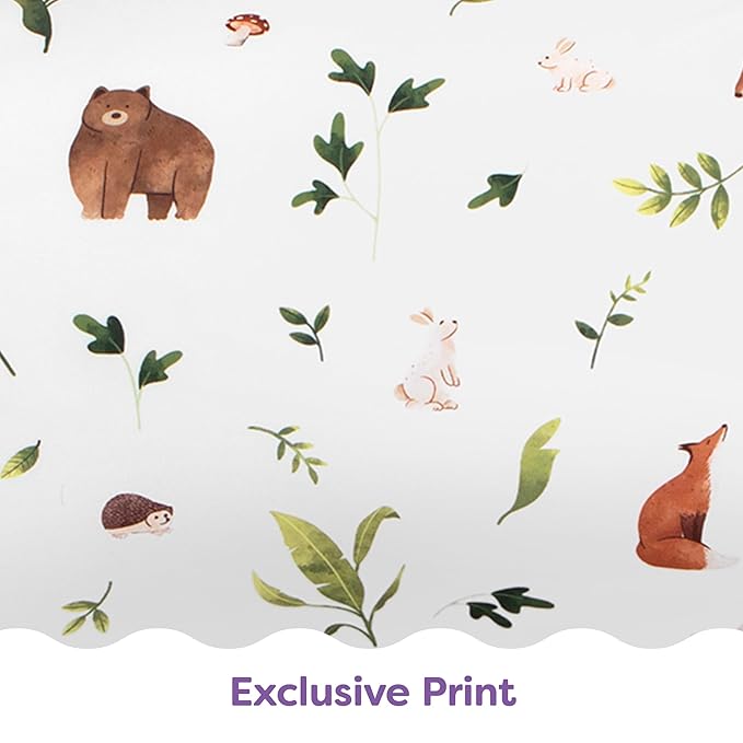 Boppy Nursing Pillow, Neutral Plants and Animals, Larger, More Supportive Pillow for Breastfeeding and Bottle Feeding; Firmer, Higher Lift, Larger Area Than Original Nursing Pillow; JPMA Certified
