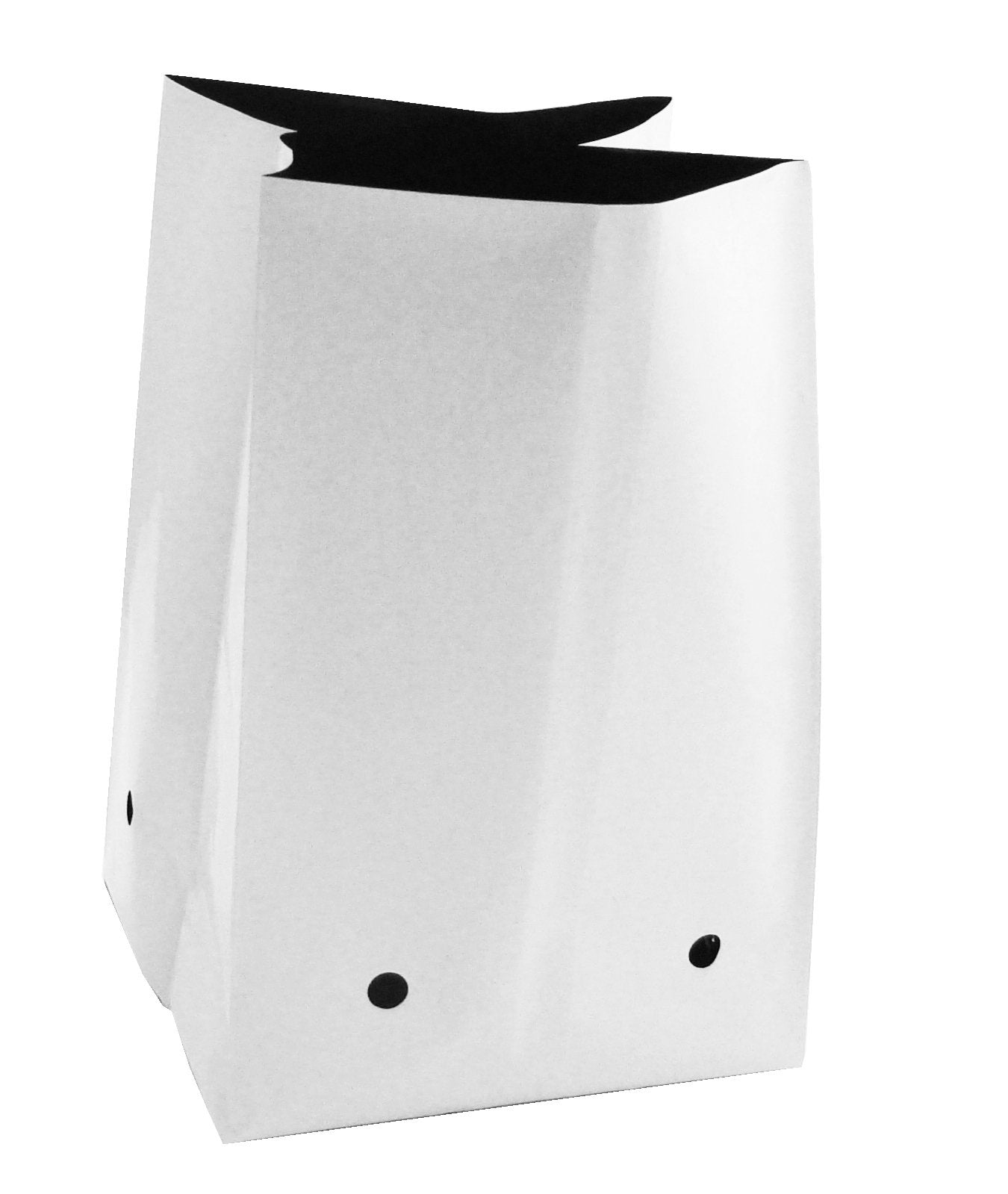Viagrow Grow Bags Thick Plastic Grow Bags for Potting, Seedlings, Rootings, 3 Gallon 50 Pack, White