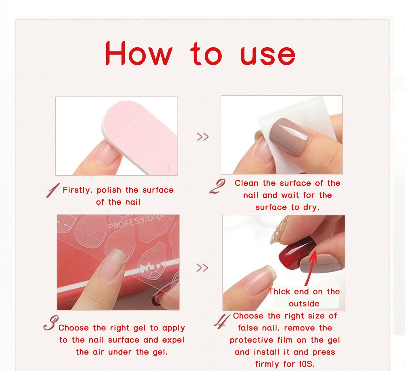Rimudecure 24 Pieces Handmade Red Cat Eye Press On Nails Long Coffin Fake Nails Handmade with Toughened Sealer High Texture High Gloss Fake Nails