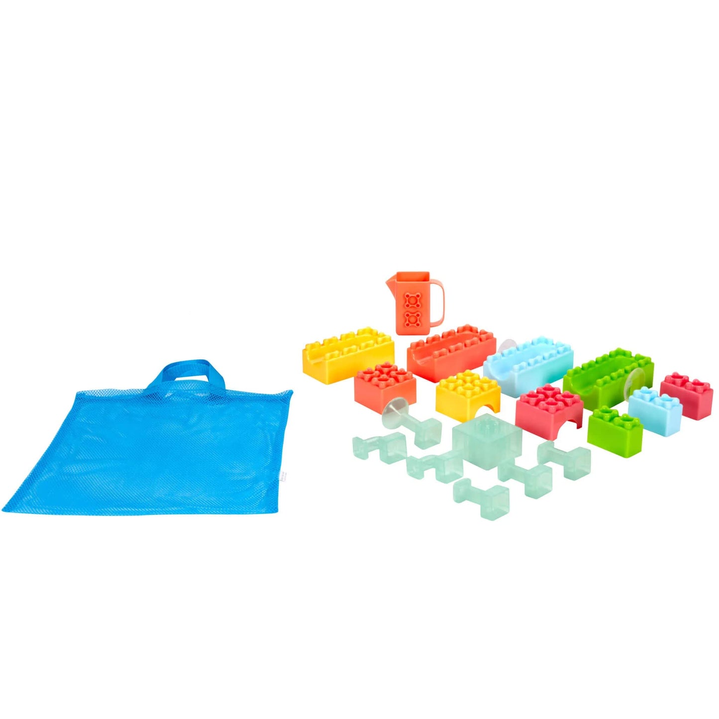 Baby Builders - Splash Blocks First Blocks for Babies and Toddlers, Easy to Connect, Bath Toy, Water Play