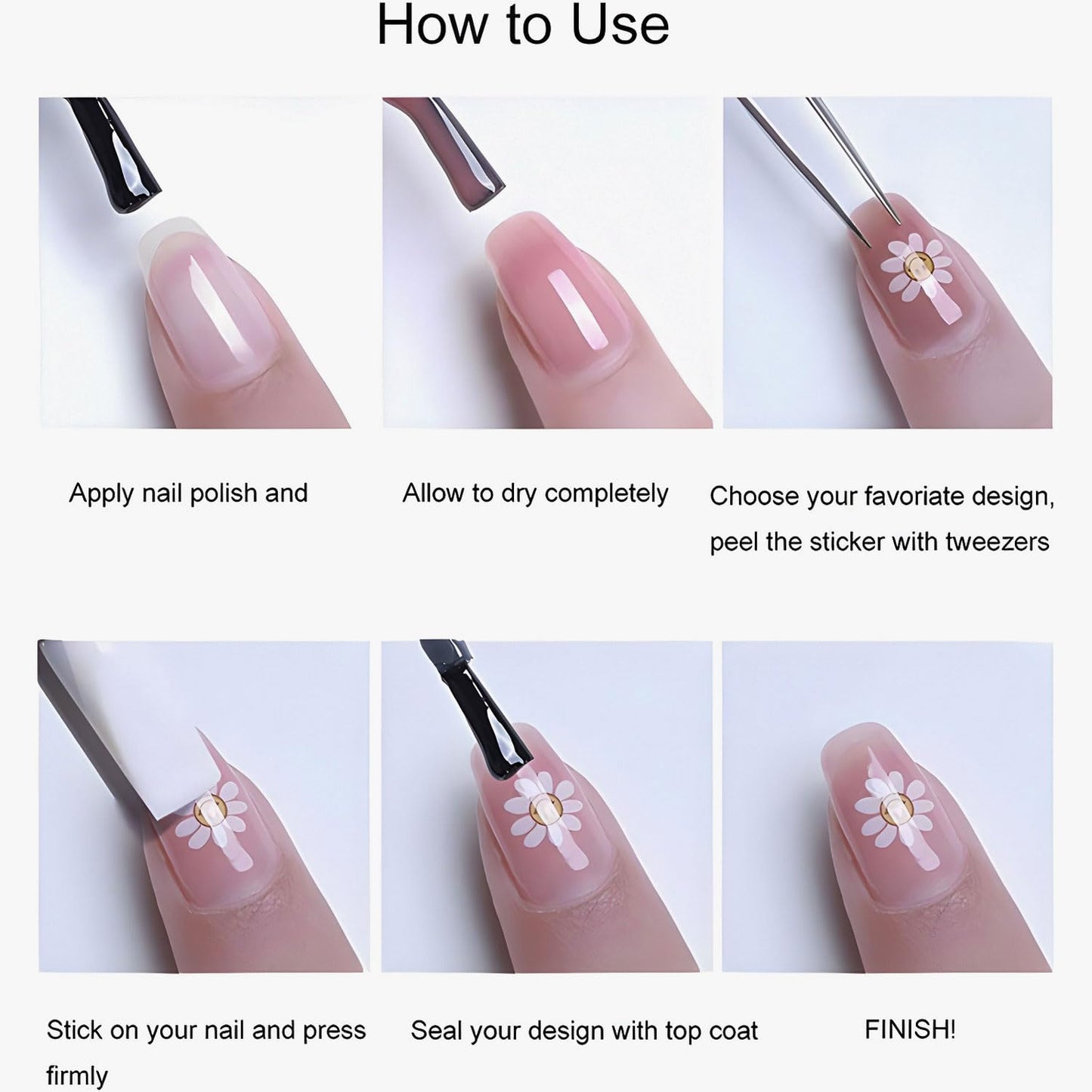 Fall Nail Art Stickers Flower Nail Decals 5D Embossed Nail Stickers Autumn Brown Leaf Manicure Decorations Nails Art for Women