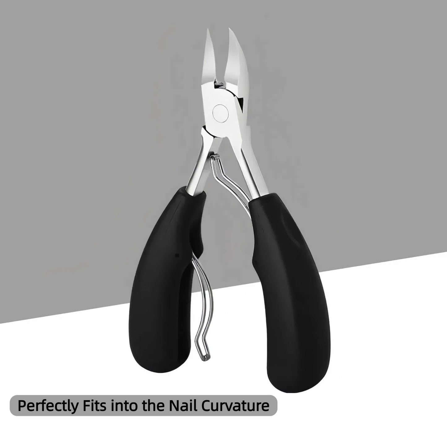 Heavy Duty Toenail Clippers,Handle Nail Clippers,for Thick & Ingrown Nails– 4-in-1 Angled Head Set, Ultra Sharp Slanted Cutter, Wide Jaw & Nail File