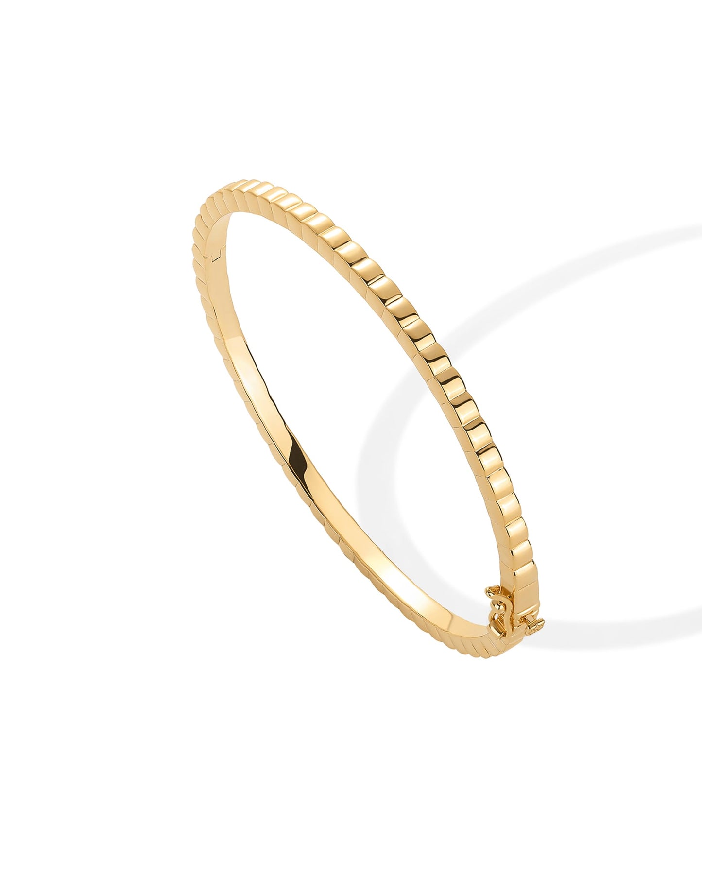 PAVOI 14K Yellow Gold Plated Stackable Bangle Bracelet for Women | Statement Jewelry Dainty Cuff Bracelets
