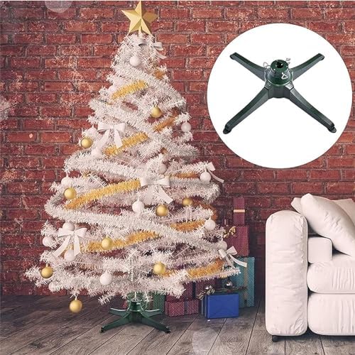 Heavy Duty Christmas Tree Stand - Rotating 360° Base for Artificial Trees Up to 9.8 Feet - Sturdy Support, Easy Setup & Durable Design for Holiday Cheer
