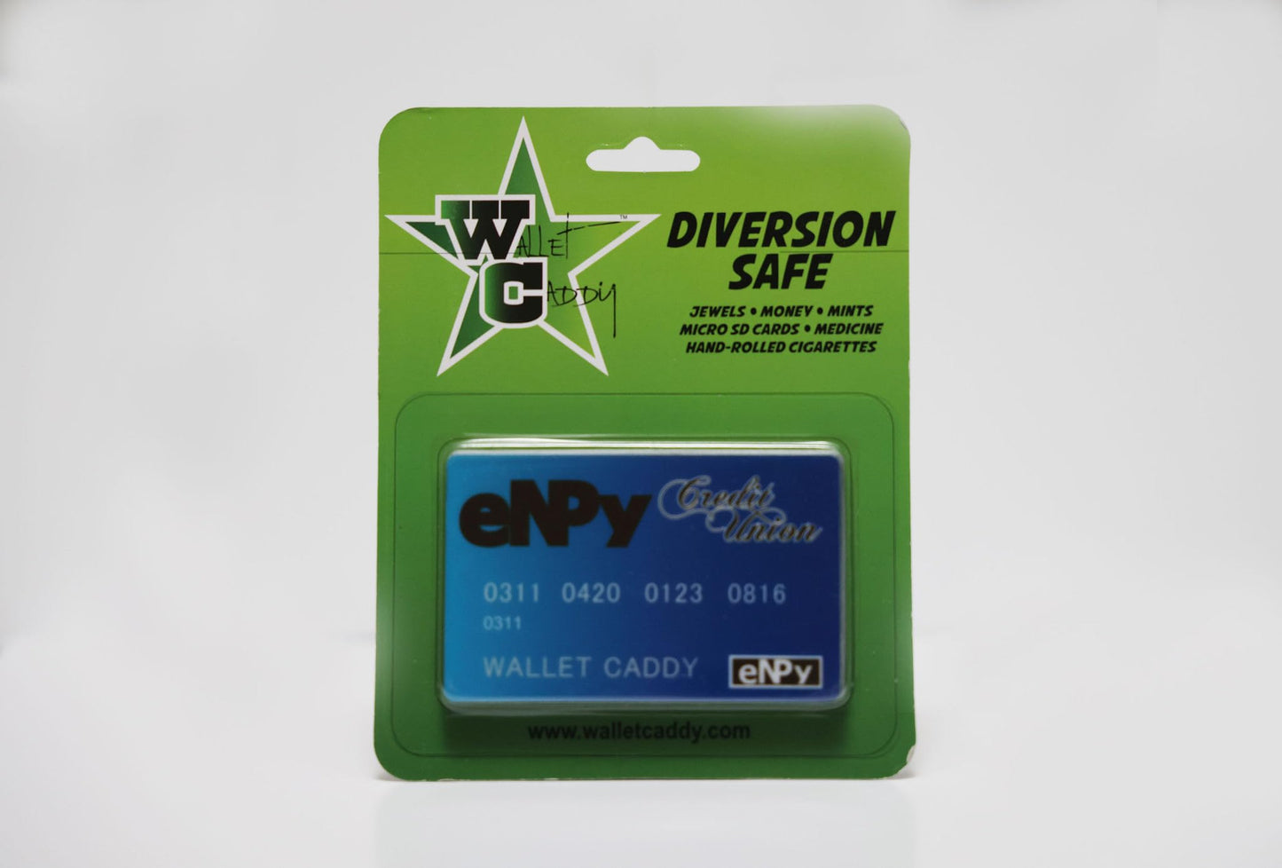 Wallet Caddy - Diversion Safe - Stash Case (Great for Concerts) Blue