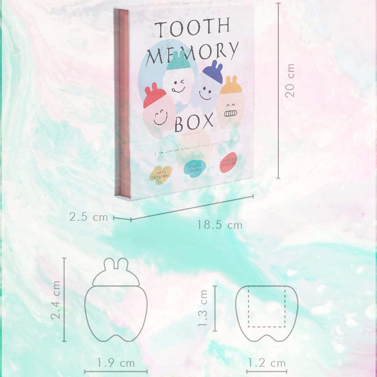 ONCEBABY Tooth Fairy Box for Boys, Tooth Boxes for Lost Teeth for Kids, Newborn Baby Birthday And Shower Gift