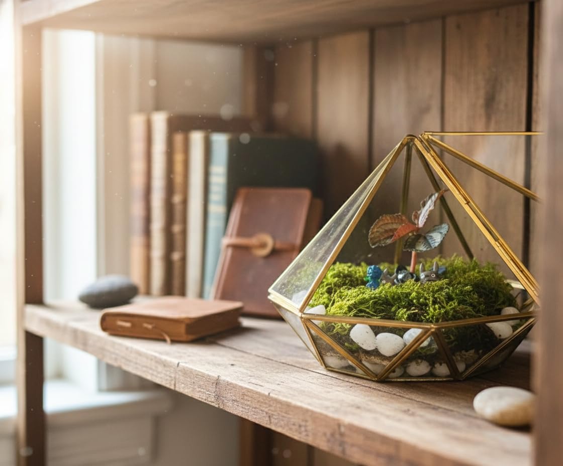 DIY Terrarium Kit | Pebbles Sphagnum Moss Activated Carbon Burlap Peat Moss Tools | Terrarium Supplies (Advanced)