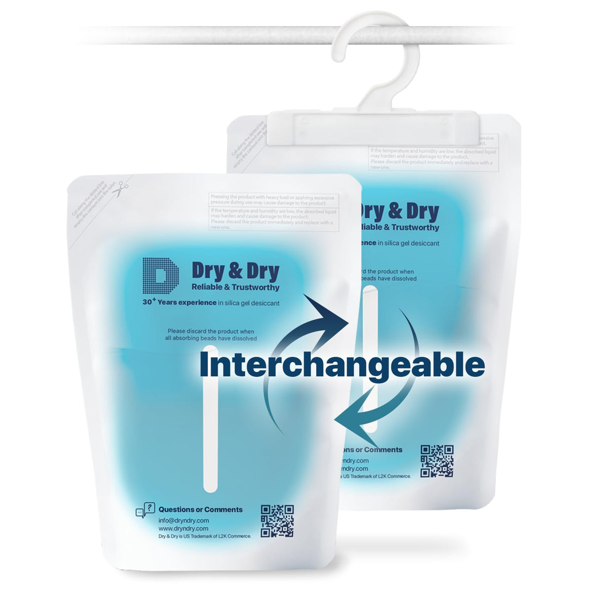 3 Packs Hybrid Moisture Absorbers & Musty Odor Eliminator Dehumidifier to Control Excess Moisture for Basements