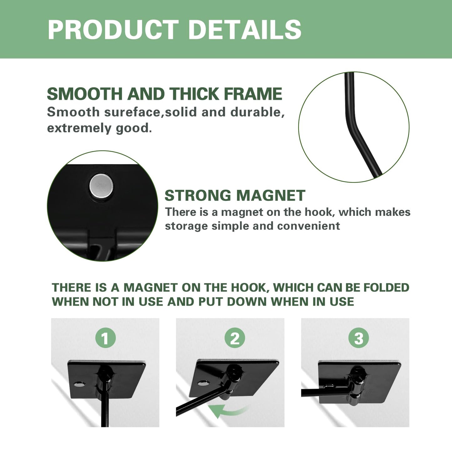 Ticway Banana Hanger Hook – Space Saving Banana Holder Hanger to Keep Bananas Fresh, Self Adhesive and Screw Banana Hook 2Pack Black