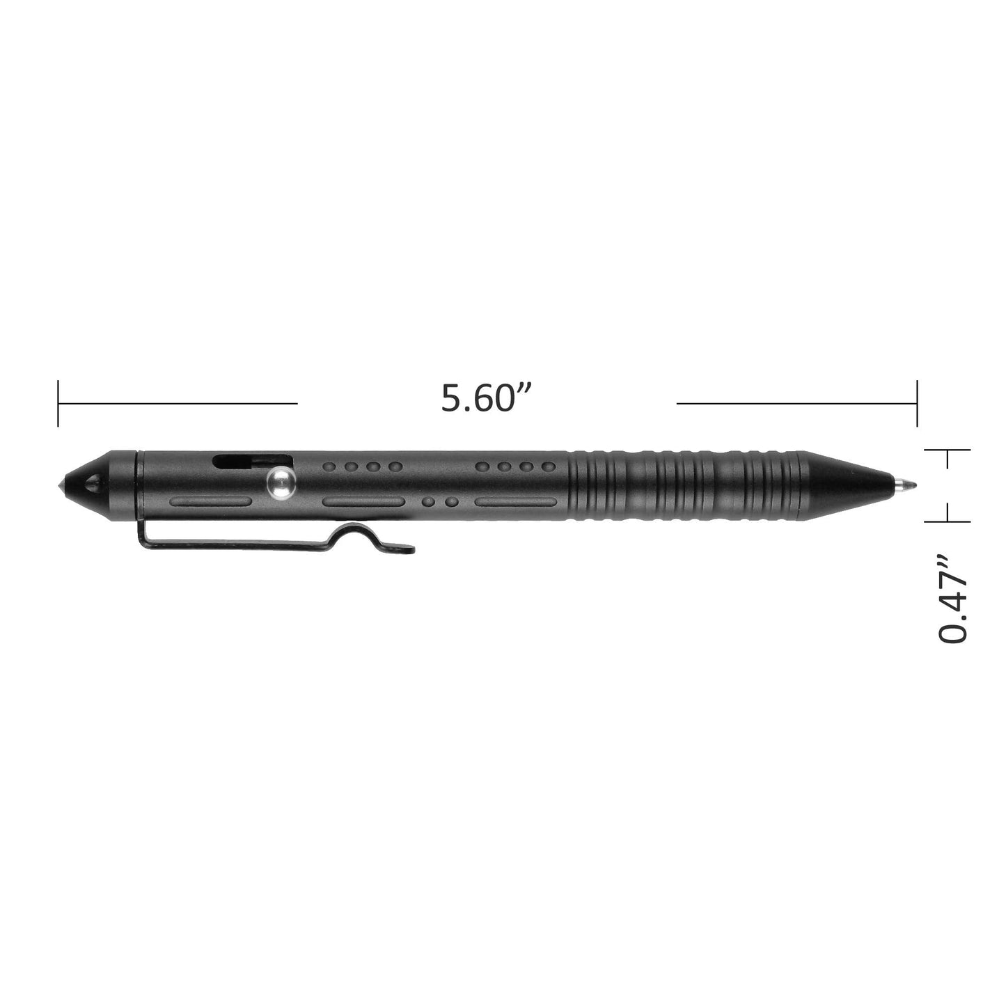 SMOOTHERPRO Bolt Action Pen with Tungsten Side 3 Colors for EDC Pocket Color Rose Gold(TP158)