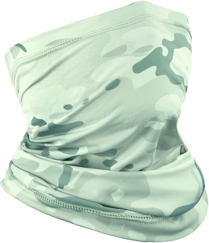 Achiou Neck Gaiter Face Cover Scarf, UV Protection Mask for Men and Women,Soft Windproof, Hiking Cycling Running