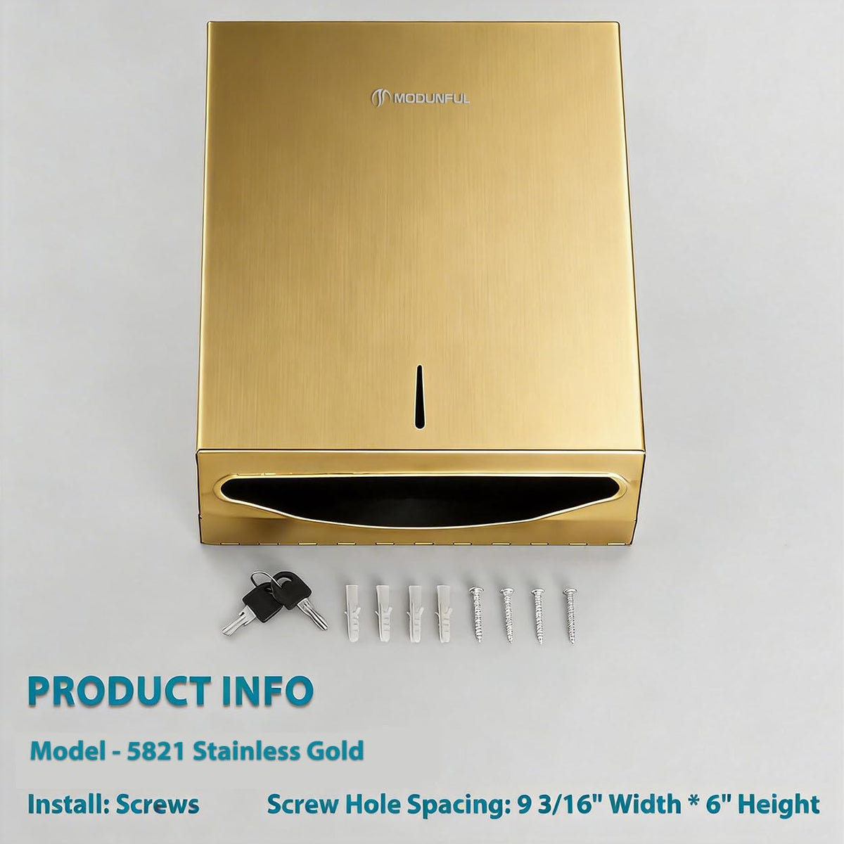 Commercial Paper Towel Dispenser Gold