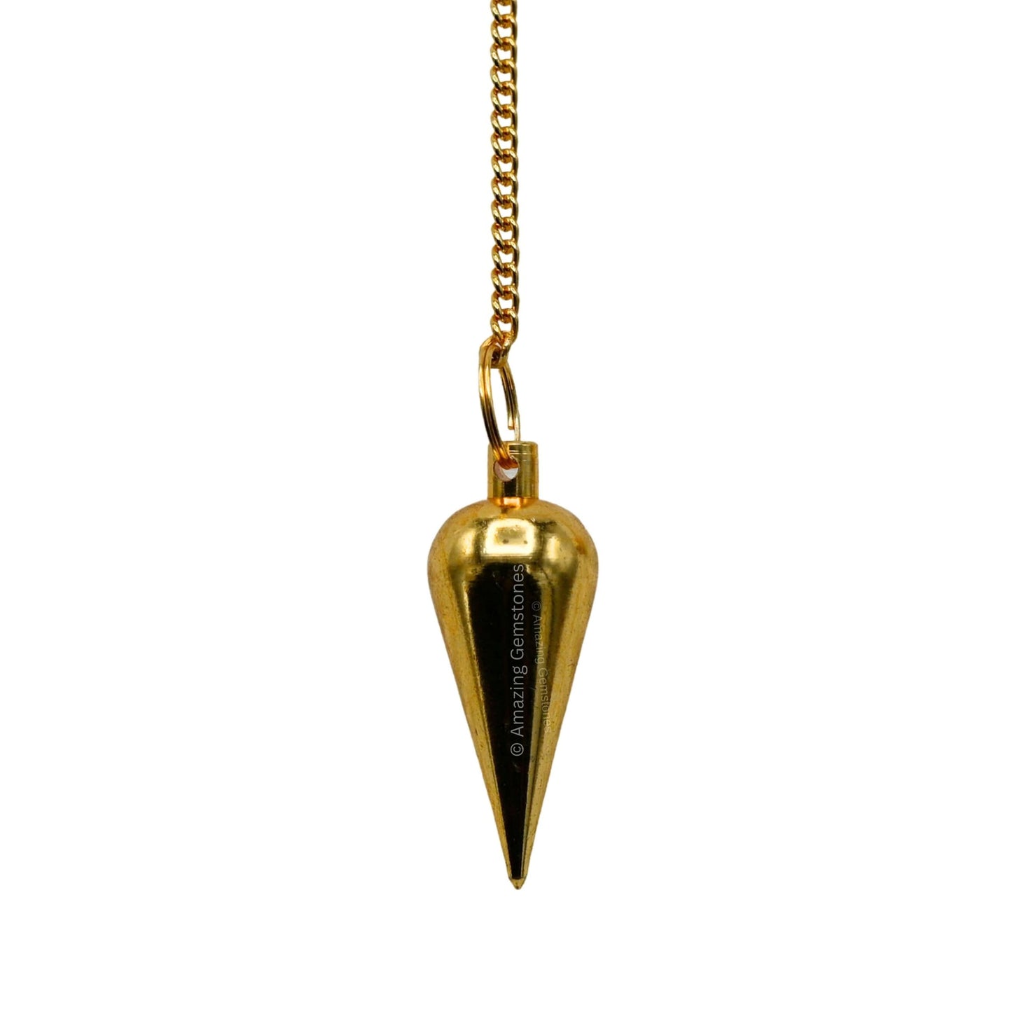 Amazing Gemstone Healing Metal Pendulums for Divination, Gold Dome Cone Steel Copper Pendulum High Energy Pendulo de Bronce Pendulos de Mesa MP6