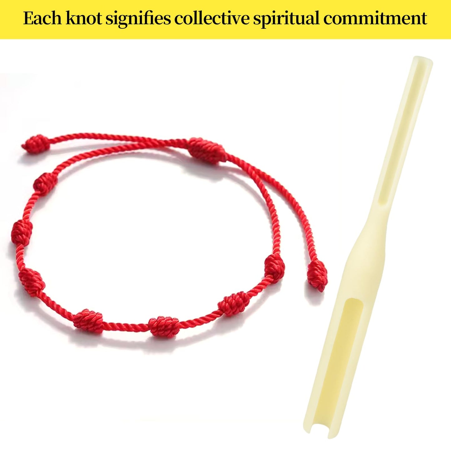 CATOSUM Rosary Cord Knotting Tool, Rosary Making Supplies, Rosary Making Kit, Cord Knot Tying Tool for Beads for Rosary Making