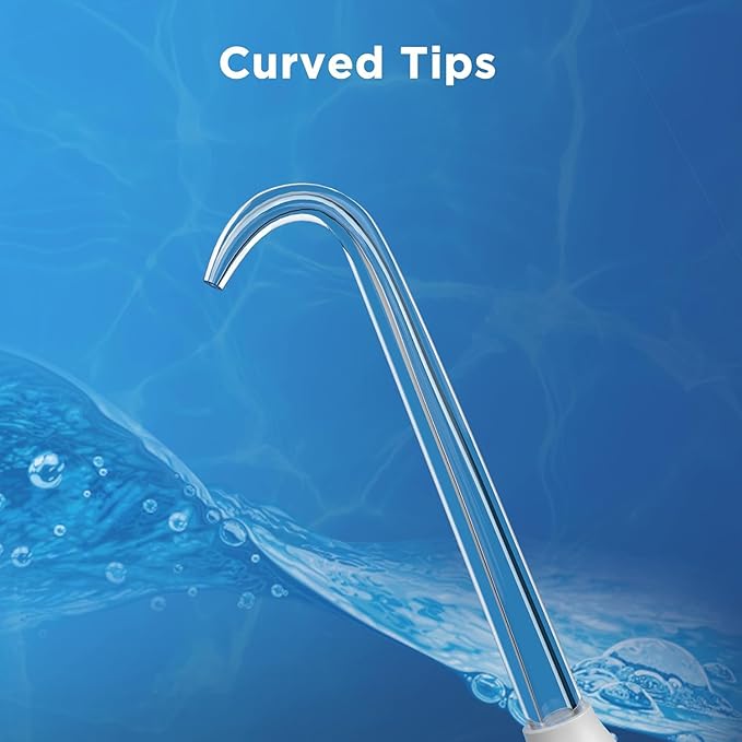 for Waterpik Replacement Heads, Replacement Tips for Waterpik Water Flosser, Suitable for Waterpik Accessories Replacement Tips, for DT-100E(6 Implant Denture Tips)