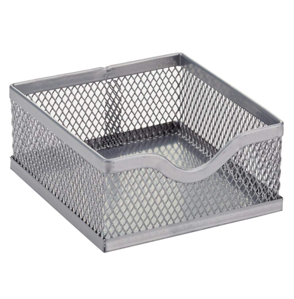 Annova Mesh Desk Organizer Office with 7 Compartments + Drawer/Desk Tidy Candy/Pen Holder/Multifunctional Organizer (Silver)