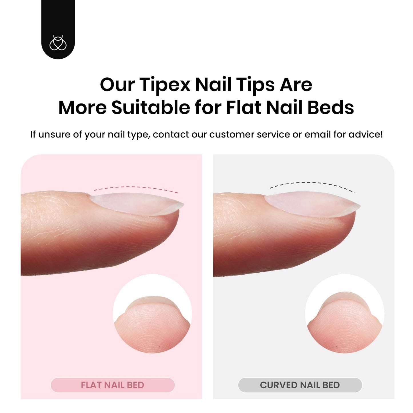Beetles Tipex Instant Apex Nail Tips Short Coffin Shape 512 Pcs Pre Etched Fake Nails Tips Thick Acrylic Nail Pre Builder Gel Press-on Nails