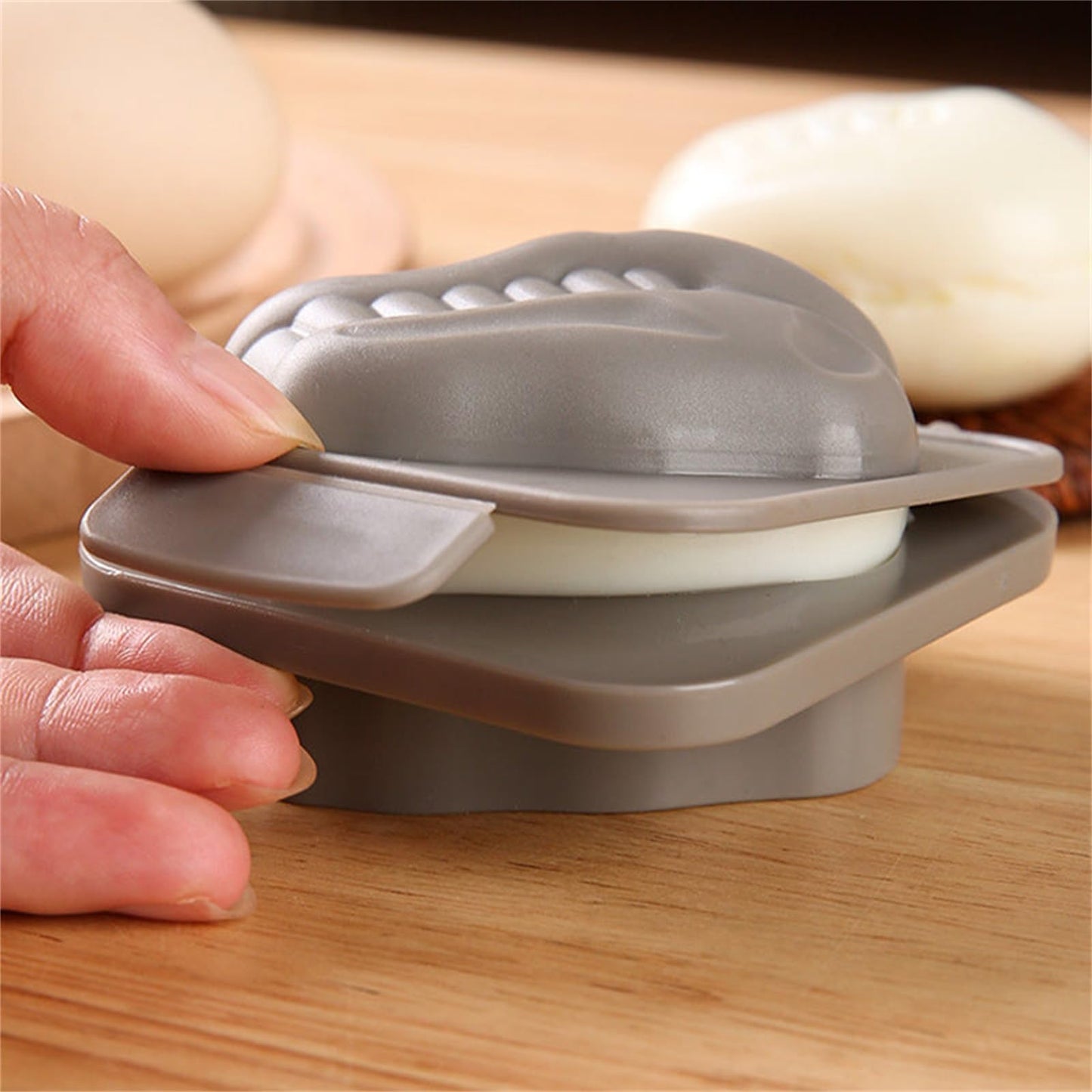 Cowrc Dinosaur Skull Egg Mold - Dinosaur Fossil Shaped Egg Press (5pcs)