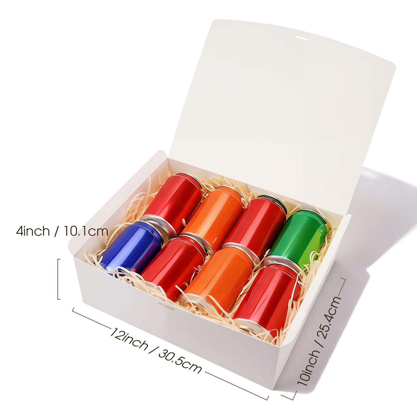 Korpai Gift Boxes 10 Pack 12x10x4 White Bridesmaid Proposal Box, Gift Boxes With Lids For Presents,Bridesmaid Boxes,For Graduation Party, Mother's Day,Weddings,Holiday